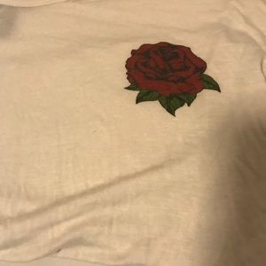rose tee shirt forever 21